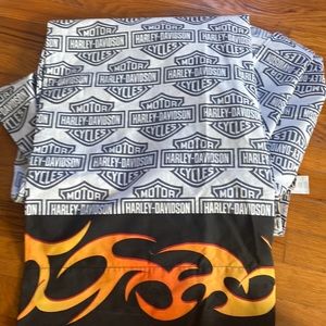 Harley Davidson sheet and pillowcase set